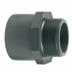 Aquatech Raccords Hydrauliques Pour Piscine Embout Fileté PVC à Coller/visser Pour Plomberie De Piscine - Diamètre 63/75 Mm