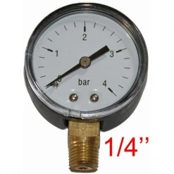 KOKIDO Pompes Et Filtrations Pour Piscines Manomètre Standard Pour Filtre à Sable - K553BL/EU - Pression Maxi 4 Bar - Filetage 1/4" -Espace vert et piscine Soldes Boutique 3 6