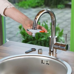 Nez De Robinet Adaptateur Raccord Arrosage Robinet Intérieur F Mâle Femelle Gardena -Espace vert et piscine Soldes Boutique adaptateur raccord arrosage robinet interieur cuisine salle bain filetage male femelle gardena 7