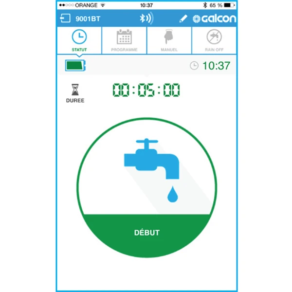Fitt Programmateur D'arrosage Électrovanne Bluetooth Programmable 9 Volt GAG Double Femelle 26/34 4 Fitt Programmateur D'arrosage Électrovanne Bluetooth Programmable 9 Volt GAG Double Femelle 26/34 – Image 2