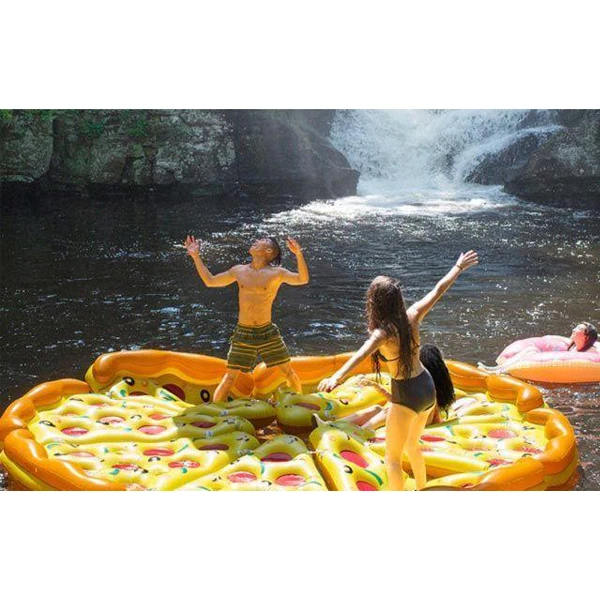 Swimline Bouées Et Matelas Gonflables Bouée Part De Pizza Système D'accroche Portes-gobelets L 1.93 M PVC 4 Swimline Bouées Et Matelas Gonflables Bouée Part De Pizza Système D'accroche Portes-gobelets L 1.93 M PVC – Image 2