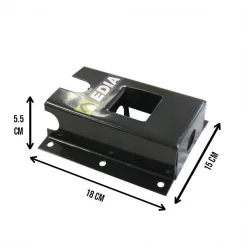 Dévidoir Dévidoir Mural Métallique Edia Tuyau Arrosage 50m Diamètre 15mm -Espace vert et piscine Soldes Boutique devidoir mural edia detail 2