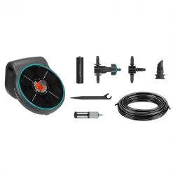 Programmateur D'arrosage Ensemble Arrosage Automatique énergie Solaire AquaBloom Gardena 20 M -Espace vert et piscine Soldes Boutique ensemble complet arrosage automatique energie solaire aquabloom gardena 20 metres 1