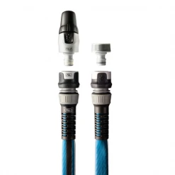 Tuyau D'eau Tuyau Arrosage Fitt Force équipé 15 Mm 5/8" Longueur 35 Mètres Bleu -Espace vert et piscine Soldes Boutique fitt force bleu0