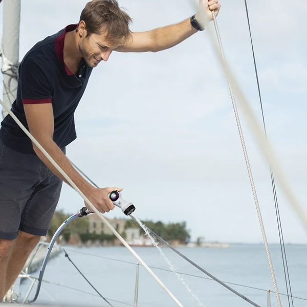 Tuyau D'eau Tuyau Arrosage NTS Marine Fitt Diamètre 15 Mm 25 Mètres Blanc 4 Tuyau D'eau Tuyau Arrosage NTS Marine Fitt Diamètre 15 Mm 25 Mètres Blanc – Image 2