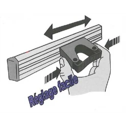 Perrin Outillage De Jardinier Porte Outils Sur Rail Longueur 900mm Avec 2 Crochets Et 3 Crochets -Espace vert et piscine Soldes Boutique gamme porte outils porte outil