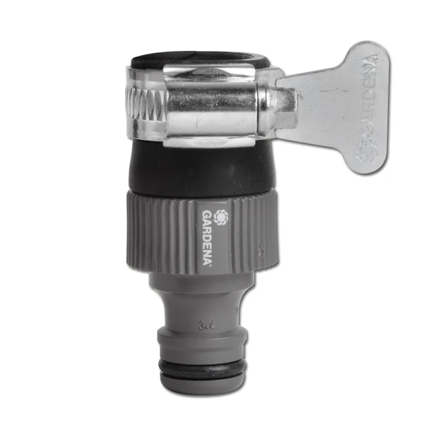 Prise D'eau Voleuse Pour Nez De Robinet - Gardena - Coloris Gris 6 Prise D'eau Voleuse Pour Nez De Robinet - Gardena - Coloris Gris – Image 4