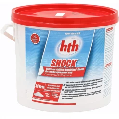 Produit D'entretien Piscine Chlore Choc Non Stabilisé En Poudre - Shock HTH - Seau De 4,5 Kg