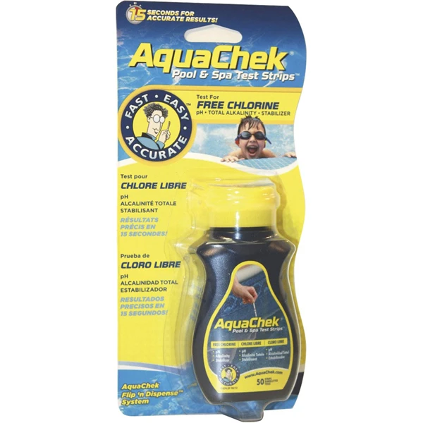 Aquachek Produit D'entretien Piscine Languettes D'analyse Piscine Au Chlore Aquacheck 511242A 3 Aquachek Produit D'entretien Piscine Languettes D'analyse Piscine Au Chlore Aquacheck 511242A