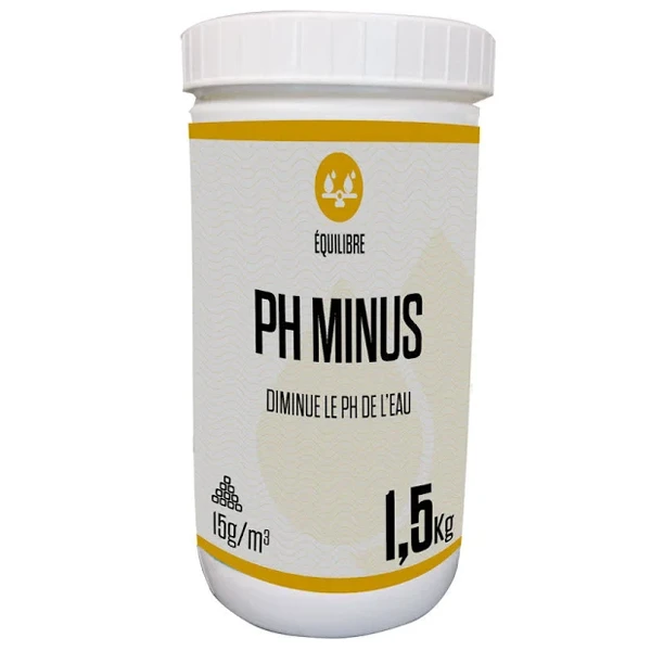 Poolstyle Produit D'entretien Piscine Traitement PH Minus Poudre Diminution PH Dissolution Rapide 1,5 Kg 3 Poolstyle Produit D'entretien Piscine Traitement PH Minus Poudre Diminution PH Dissolution Rapide 1,5 Kg