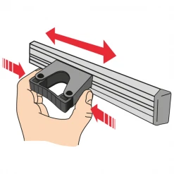 Outillage De Jardinier Porte Outils Sur Rail Perrin 500mm Avec 3 Crochets | Quincaillerie Pro -Espace vert et piscine Soldes Boutique porte outils rail