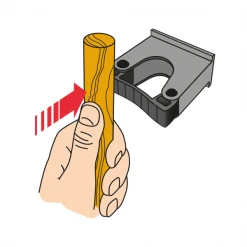 Outillage De Jardinier Porte Outils Sur Rail Perrin 500mm Avec 3 Crochets | Quincaillerie Pro -Espace vert et piscine Soldes Boutique porte outils utilisation1