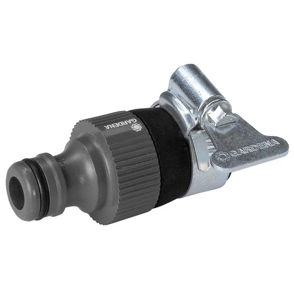 Prise D'eau Voleuse Pour Nez De Robinet - Gardena - Coloris Gris 3 Prise D'eau Voleuse Pour Nez De Robinet - Gardena - Coloris Gris