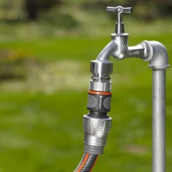 Raccord Rapide Arrosage Raccord Arrosage Rapide Premium Tuyau 19 Mm Gardena A Fixer Nez Robinet -Espace vert et piscine Soldes Boutique raccord darrosage rapide premium tuyau 19mm gardena fixer au nez robinet 4