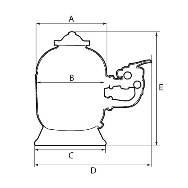 Robots Et Accessoires De Piscine Et Spa Filtre à Sable Pour Piscine - Powerline By Hayward - 14m³/h - Surface De Filtration 0.28m³/h 4 Robots Et Accessoires De Piscine Et Spa Filtre à Sable Pour Piscine - Powerline By Hayward - 14m³/h - Surface De Filtration 0.28m³/h – Image 2