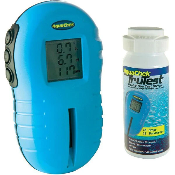 Traitement Automatique Et Analyseur Testeur électronique De Bandelettes Pour Piscine - TruTest Aquachek - Avec 25 Bandelettes 3 Traitement Automatique Et Analyseur Testeur électronique De Bandelettes Pour Piscine - TruTest Aquachek - Avec 25 Bandelettes