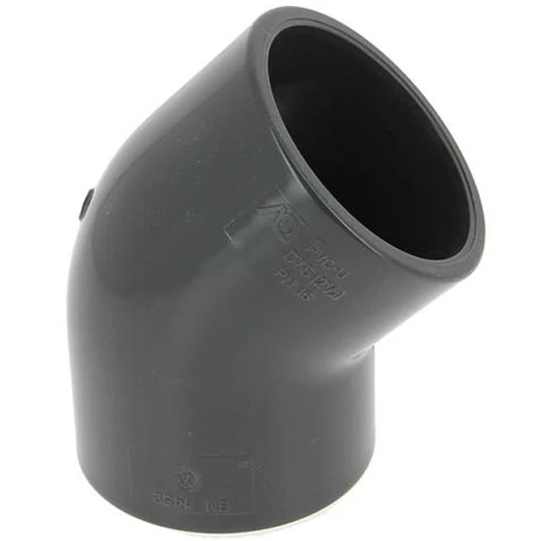 Aquatech Raccords Hydrauliques Pour Piscine Coude à Coller à 45° En PVC Pour Plomberie De Piscine - Diamètre 50 Mm 4 Aquatech Raccords Hydrauliques Pour Piscine Coude à Coller à 45° En PVC Pour Plomberie De Piscine - Diamètre 50 Mm – Image 2