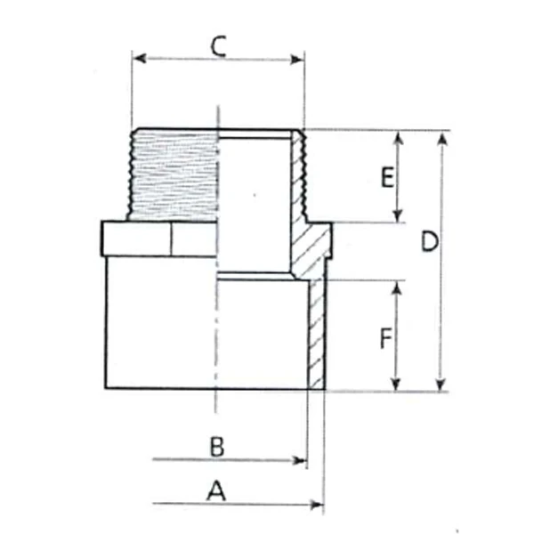 Aquatech Raccords Hydrauliques Pour Piscine Embout Fileté PVC à Coller/visser Pour Plomberie De Piscine - Diamètre 50/63 Mm 4 Aquatech Raccords Hydrauliques Pour Piscine Embout Fileté PVC à Coller/visser Pour Plomberie De Piscine - Diamètre 50/63 Mm – Image 2