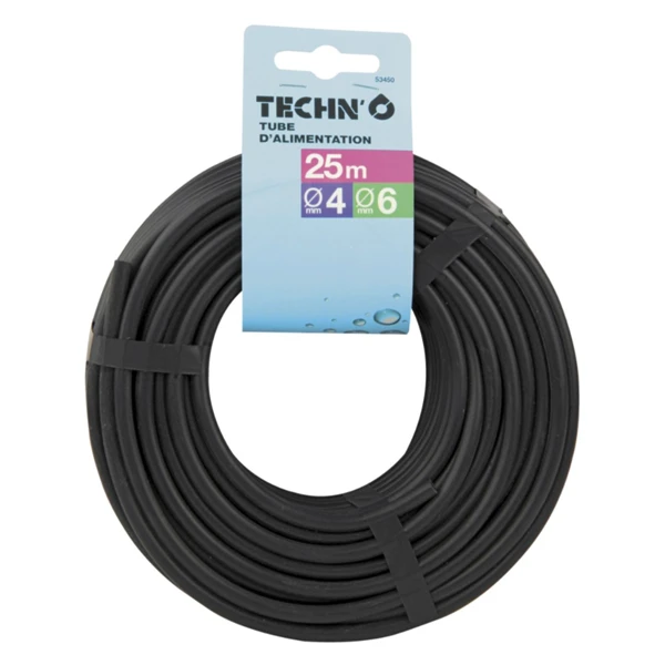 Fitt Goutte à Goutte Tuyau Capillaire Micro-conduit Arrosage Goutte à Goutte Ø 4x6 Mm 25m 3 Fitt Goutte à Goutte Tuyau Capillaire Micro-conduit Arrosage Goutte à Goutte Ø 4x6 Mm 25m