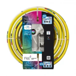 Tuyau D'eau Tuyau Arrosage NTS Tobby Fitt Accessoires 15 Mm Longueur 15 Mètres Jaune